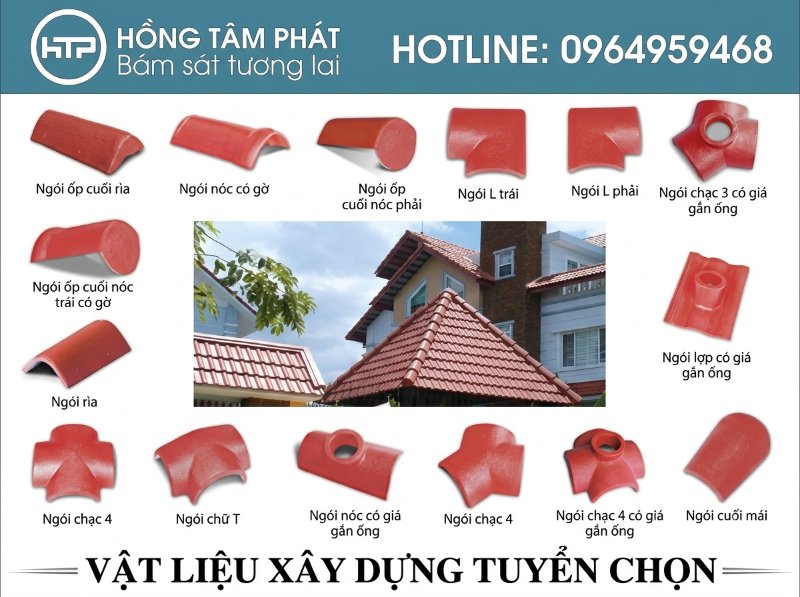 Đảm bảo độ kín khít và thẩm mỹ cao khi dùng phụ kiện cho mái ngói cao cấp.