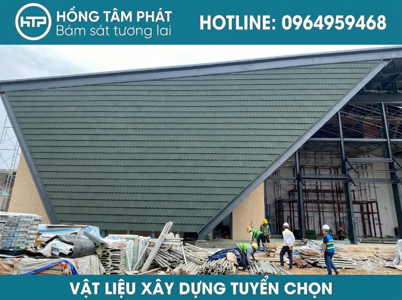 Thiết kế và thi công mái ngói hiện đại mang lại nét đẹp sang trọng cho ngôi nhà.