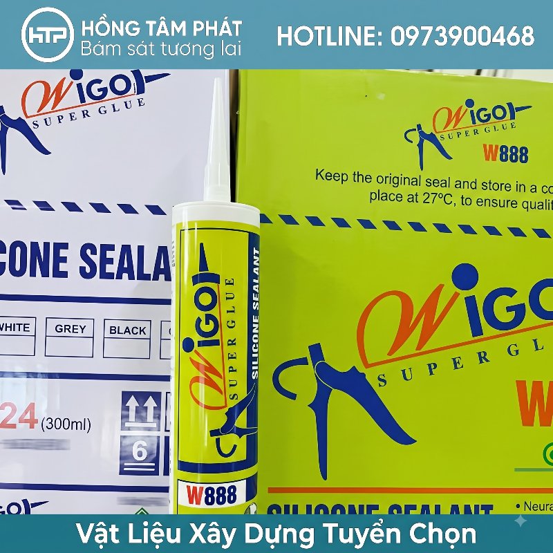 Đến Đại Lý Keo Silicone Wigo HTP để mua vật tư trám trét chống dột tốt.