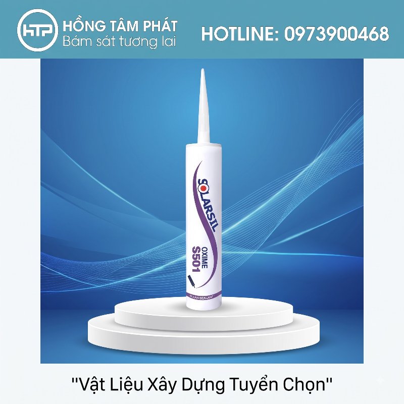 Tìm kiếm Đại Lý Keo Silicone Solarsil chuẩn hãng hãy đến công ty Hồng Tâm Phát.