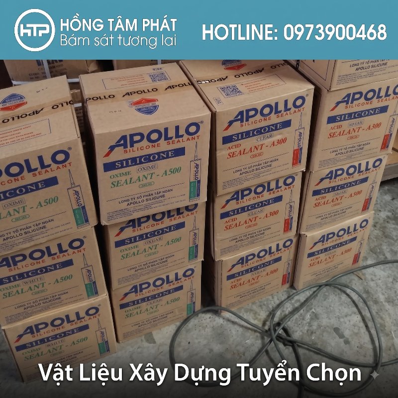 Tổng Kho Keo Silicone Apollo giao hàng trăm thùng keo đến tận dự án chung cư.