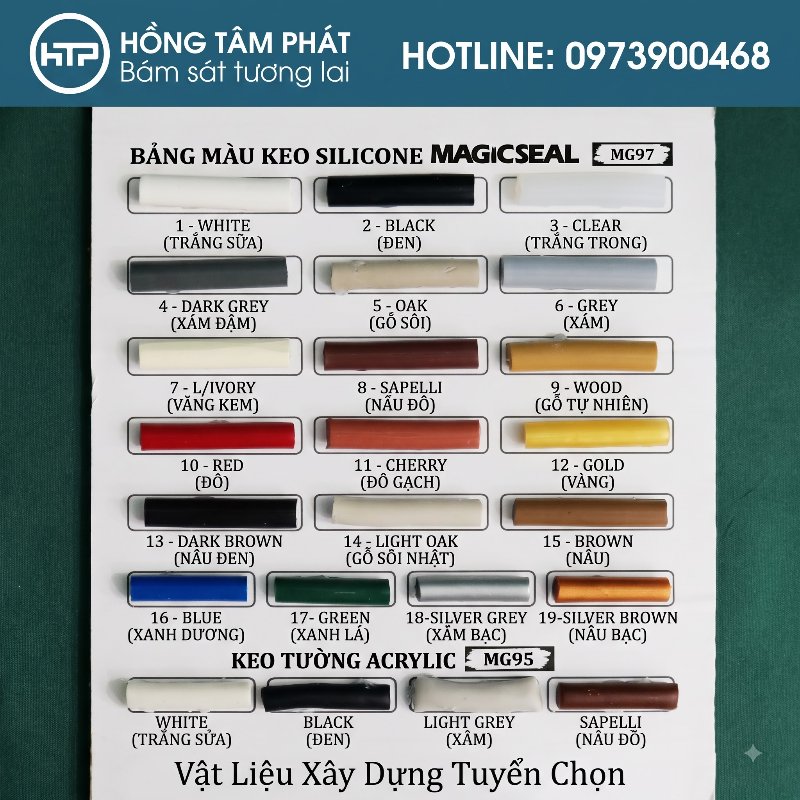 HTP vận hành Tổng Kho Keo Silicone Magicseal chuyên sỉ vật tư chống thấm.