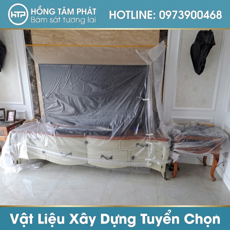 Độ dày bền chắc của Nilon bảo vệ đồ nội thất ngăn chặn trầy xước bề mặt gỗ.