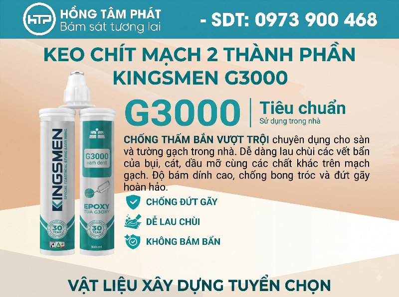 Keo ron Kingsmen thế hệ mới giải quyết triệt để vấn đề ẩm mốc.