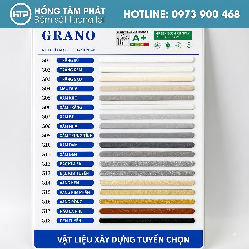 Tổng Kho Keo Epoxy 2 Thành Phần Grano chuyên phân phối sỉ lẻ toàn quốc