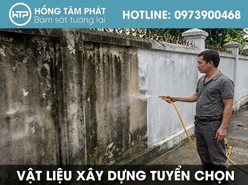 Nguyên nhân và cách tiêu diệt rong rêu trên tường nhà hiệu quả nhất trong mùa mưa.