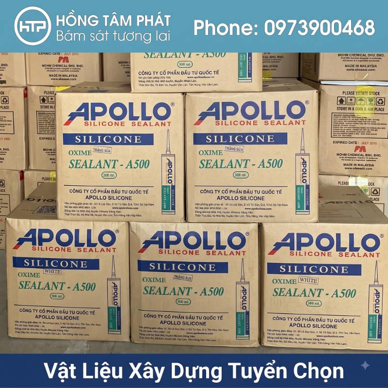 Mua sỉ giá tận xưởng tại Đại Lý Keo Silicone Apollo của công ty Hồng Tâm Phát.