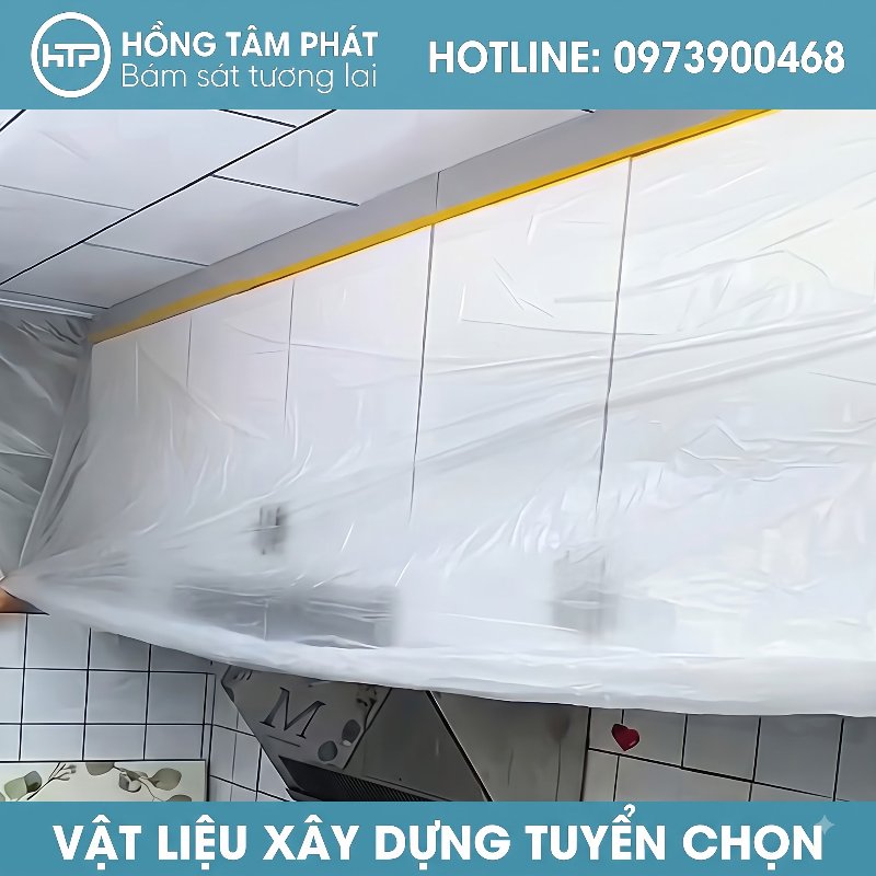 Thợ đóng gói luôn chọn Màng bọc PE chống bụi để bọc máy móc vận chuyển xa.