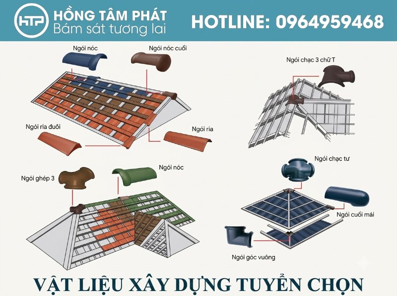 Địa chỉ phân phối sỉ lẻ phụ kiện cho mái ngói uy tín hàng đầu tại khu vực của bạn.