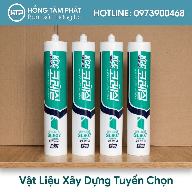 Tổng Kho Keo Silicone KCC hỗ trợ chứng chỉ xuất xưởng CO CQ đầy đủ cho thầu.