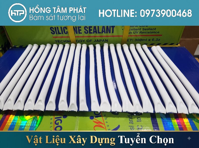 Đường keo silicone mịn màng, nâng cao tính thẩm mỹ cho công trình.