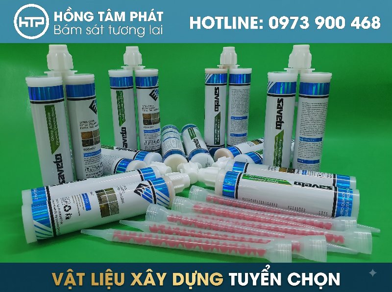 Lựa chọn hàng đầu của thợ thi công chuyên nghiệp: keo epoxy Saveto.
