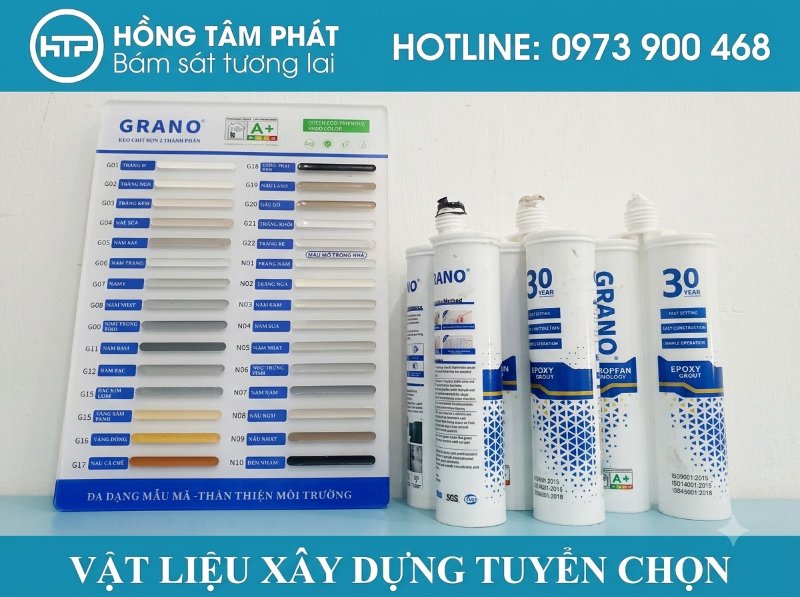 KEO 2 THÀNH PHẦN GRANO chống rạn nứt và bong tróc cực kỳ tốt qua năm.