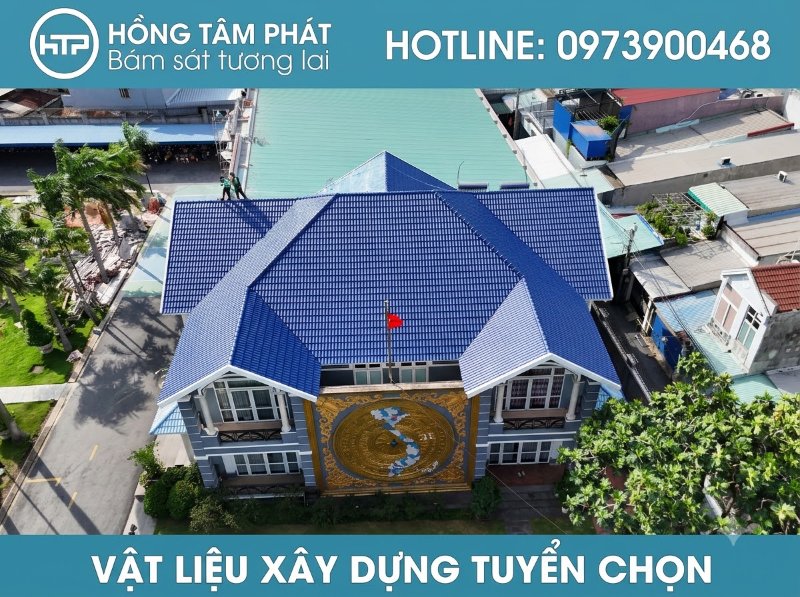 Nâng tầm giá trị thẩm mỹ cho mái nhà nhờ ứng dụng dòng Sơn Ngói Cao Cấp.