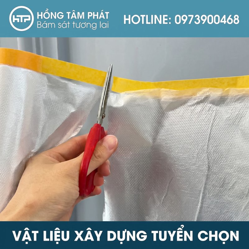 Hotline 0938300468 đặt mua Màng nilon che bụi giao nhanh trong ngày.