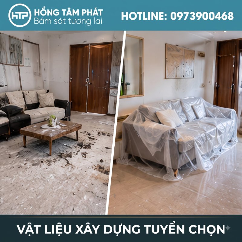 HTP chia sẻ chi tiết Màng nilon che bụi là gì với độ dẻo dai vượt trội.