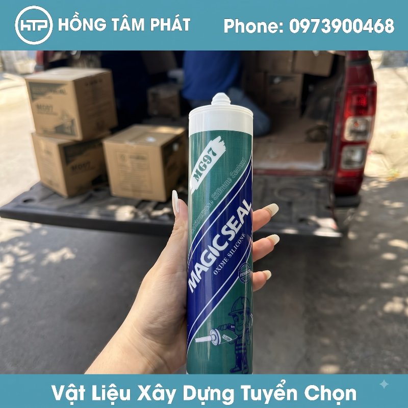 Độ bám dính hoàn mỹ của hàng nhập tại Đại Lý Keo Silicone Magicseal HTP.