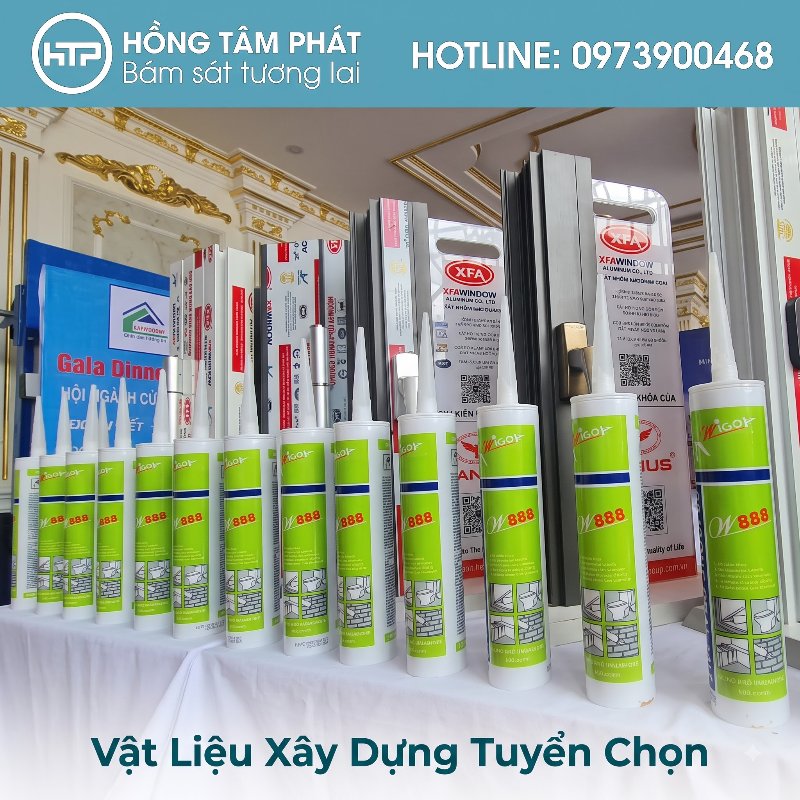 Chính sách chiết khấu cao cho nhà thầu từ Đại Lý Keo Silicone Wigo HTP.