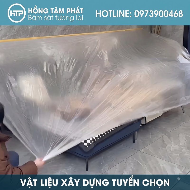 Hotline 0938300468 tư vấn kích thước Màng che bụi nội thất phù hợp từng phòng.