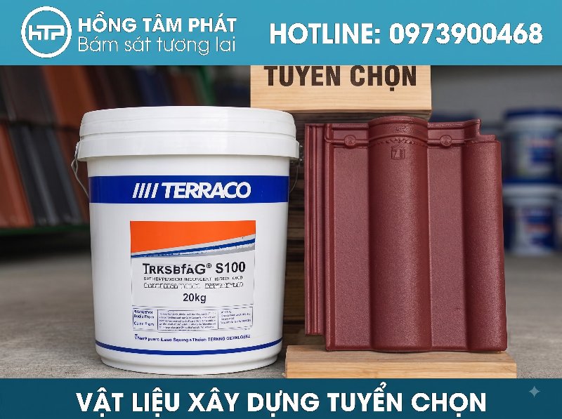 Mua ngay Combo Sơn Lót Sơn Phủ Terraco chính hãng giá tốt tại tổng kho HTP.