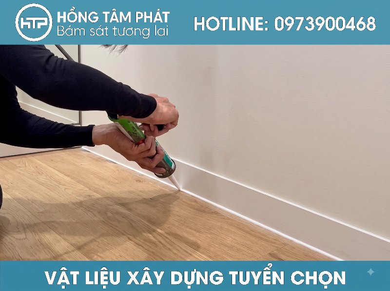 Đảm bảo tính thẩm mỹ tinh tế cho công trình với silicone màu trắng sữa chuẩn.