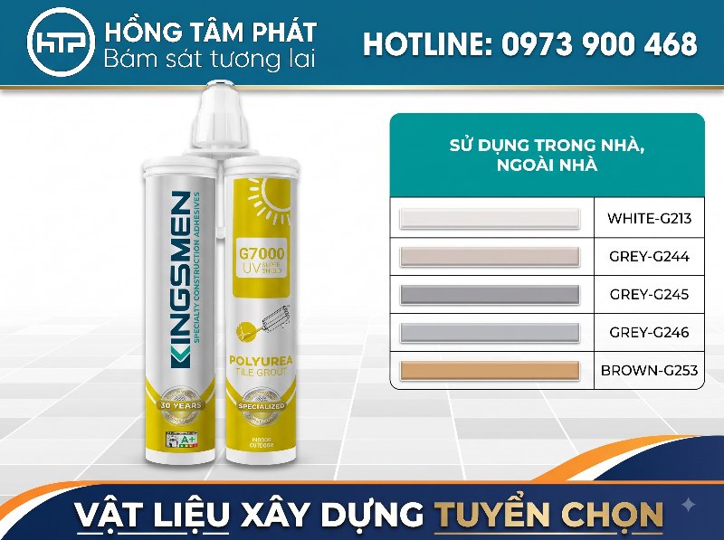 Vệ sinh dễ dàng hơn bao giờ hết với Keo ron Kingsmen chống nấm mốc.