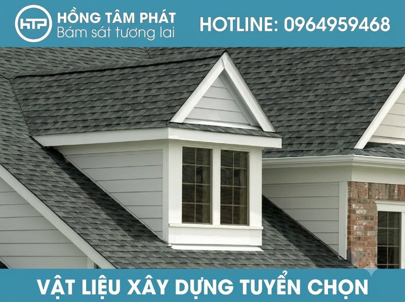 Đội ngũ thợ thi công ngói bitum đẹp chuyên nghiệp dán keo chuyên dụng siêu chắc.