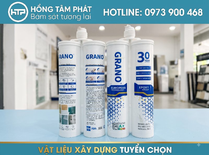Lựa chọn hàng đầu của thợ thi công chuyên nghiệp: KEO EPOXY GRANO.