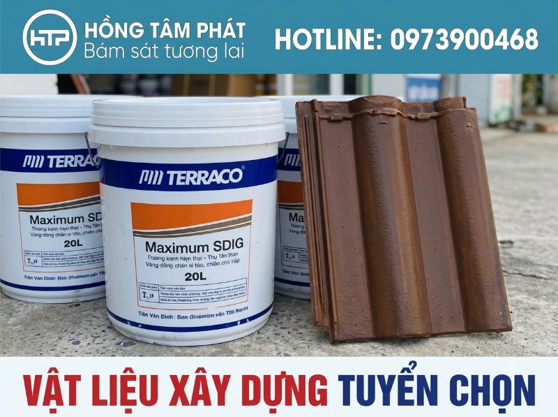 Hồng Tâm Phát tư vấn chọn Sơn Ngói Terraco Hay Sơn Tường Ngoại Thất.
