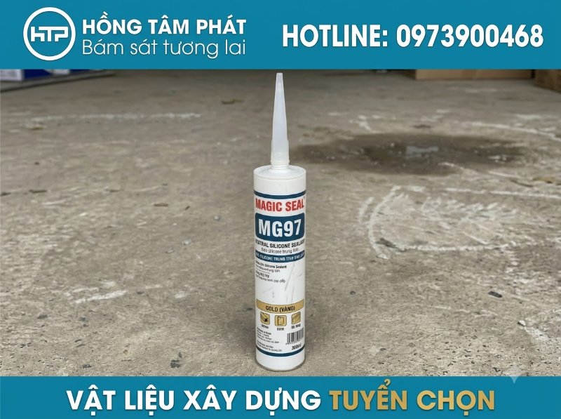 Lựa chọn silicone màu vàng cho các công trình đòi hỏi phối màu sắc sinh động.