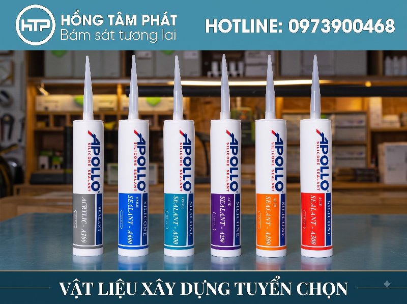 Mối nối bền đẹp và đàn hồi tốt nhờ sử dụng keo silicone màu white chính hãng.