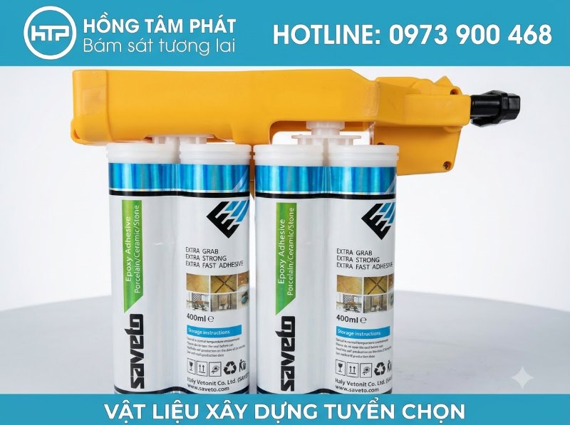 Trải nghiệm chất lượng tuyệt vời từ dòng keo 2 thành phần Saveto chính hãng