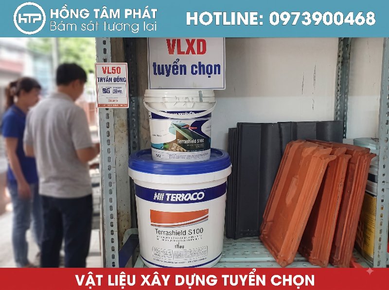 Hồng Tâm Phát là đại lý phân phối và Mua Sơn Ngói Terraco Chính Hãng 100%.