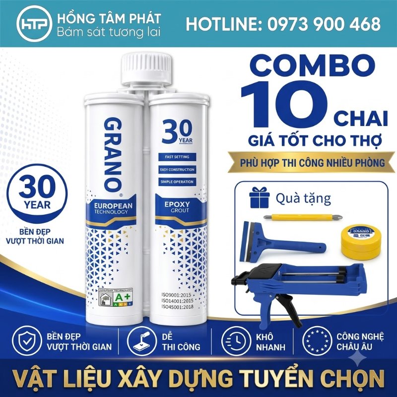 Keo Ron Grano Chống Nấm Mốc ngăn ngừa tuyệt đối mùi hôi khó chịu.