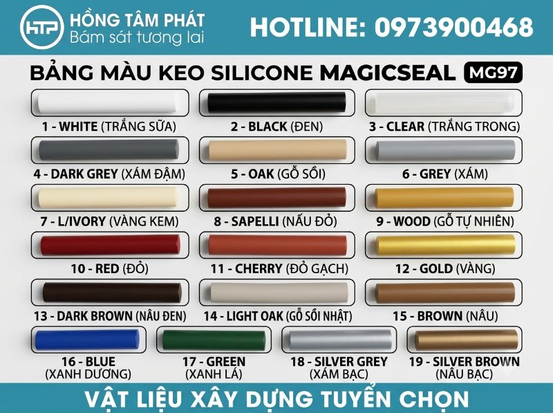 Ron liền mạch và thẩm mỹ cao khi ứng dụng silicone màu light oak chuyên dụng