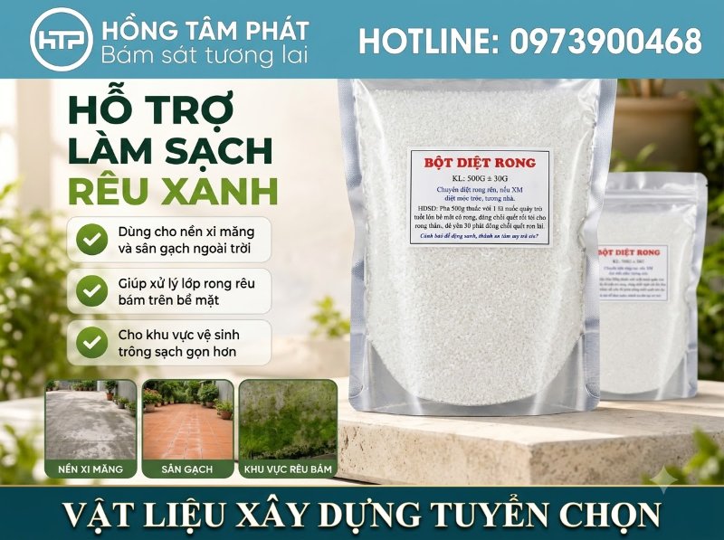 Trải nghiệm ngay dòng thuốc tẩy rêu mốc siêu tốc mang lại hiệu quả ngay lần đầu.