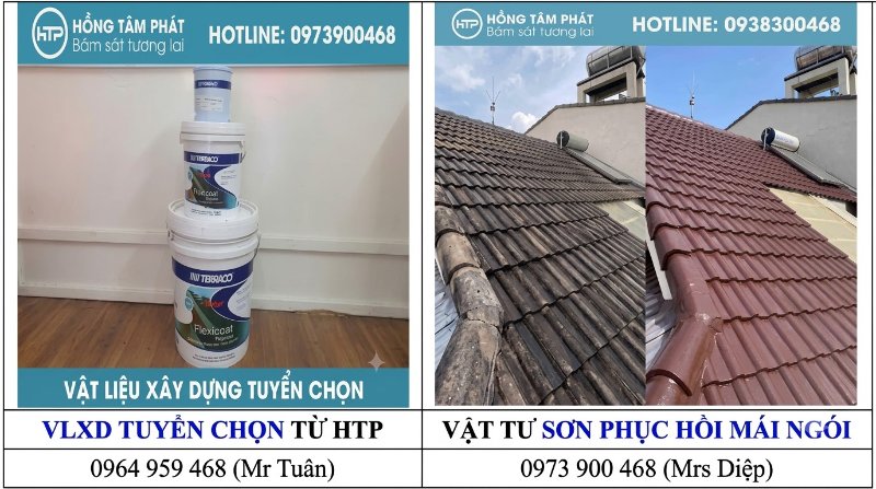 Bảo vệ mái nhà khỏi rêu mốc và thấm dột hiệu quả nhờ dòng sơn ngói cao cấp.