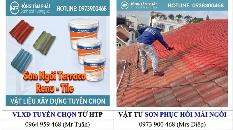 Tạo nét đẹp hiện đại cho mái ngói nhờ công nghệ sơn ngói tiên tiến hàng đầu.