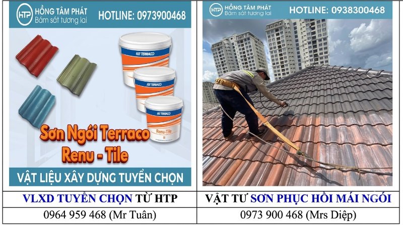 Sản phẩm sơn ngói bảo vệ mái nhà khỏi sự ăn mòn của thời tiết khắc nghiệt.