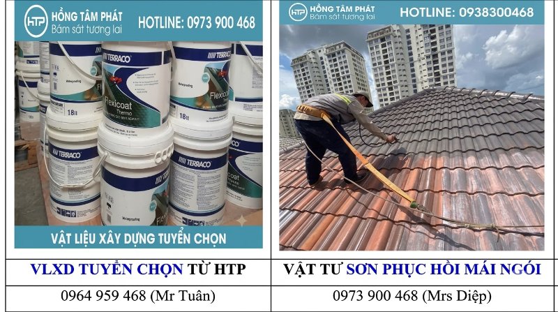 Cung cấp bảng giá sơn ngói minh bạch, rõ ràng cho mọi quy mô công trình lớn nhỏ.