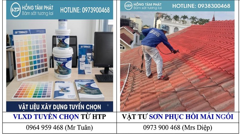 Hướng dẫn cách pha màu và thi công sơn ngói màu đỏ đúng chuẩn đạt thẩm mỹ cao nhất.
