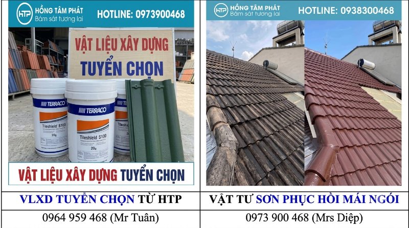 Quy trình thi công chuẩn xác giúp phát huy tối đa công dụng của sơn ngói