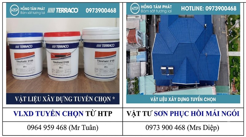 Thi công nhanh chóng và hiệu quả với dòng sản phẩm sơn ngói Đồng Tâm chính hãng.