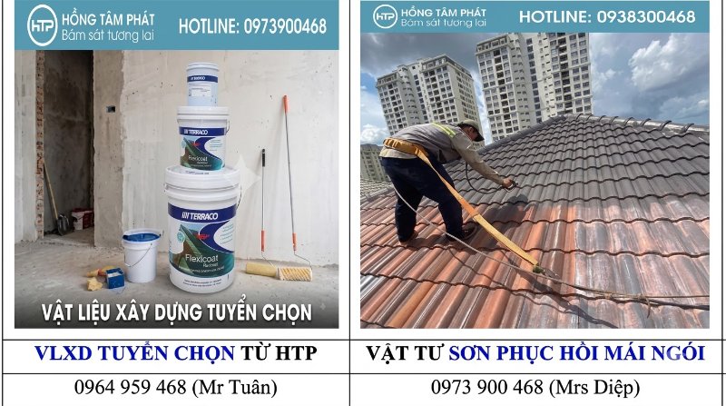 Cung cấp dịch vụ sơn ngói màu trọn gói với quy trình kỹ thuật chuẩn xác nhất.