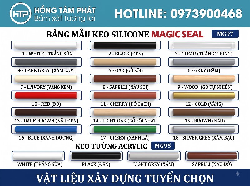 Độ bám dính cực cao của silicone màu trắng sữa trên mọi bề mặt vật liệu xây.