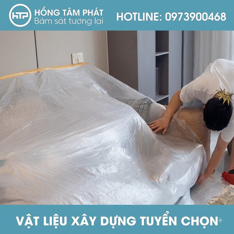 Khách hàng đánh giá rất cao sự tiện dụng của Màng nilon che bụi vệ sinh từ HTP.