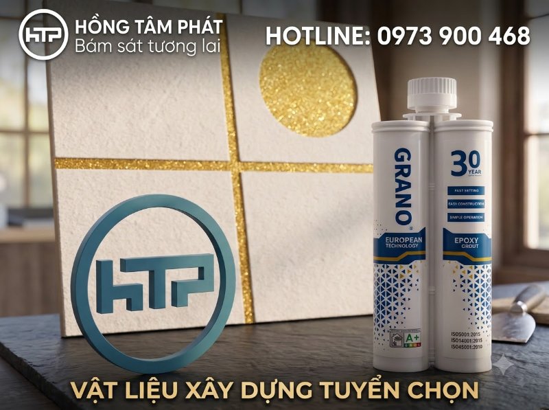 Giải pháp bảo vệ sàn gạch với Keo Ron Grano Chống Thấm cao cấp.