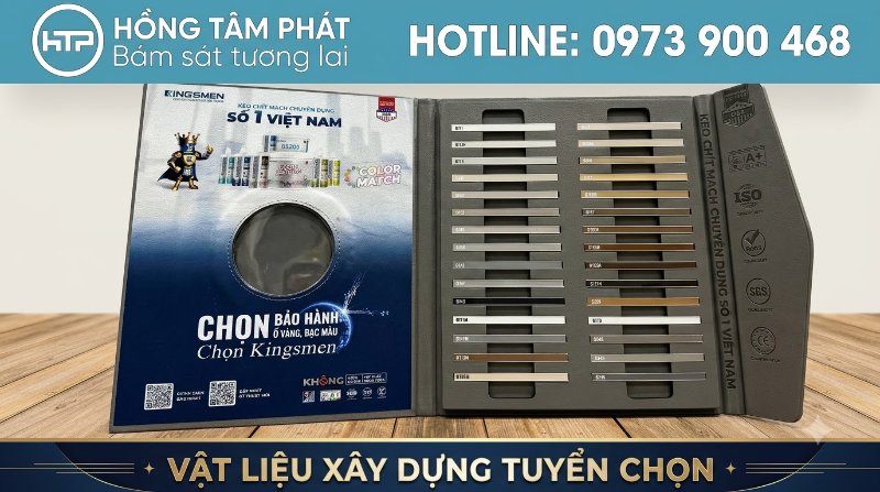 Công nghệ kháng khuẩn tiên tiến từ Keo ron Kingsmen chống nấm mốc.