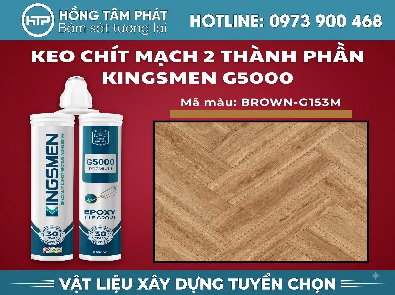 Đánh bay nỗi lo thấm dột nhờ dòng sản phẩm KEO RON KINGSMEN chuẩn.