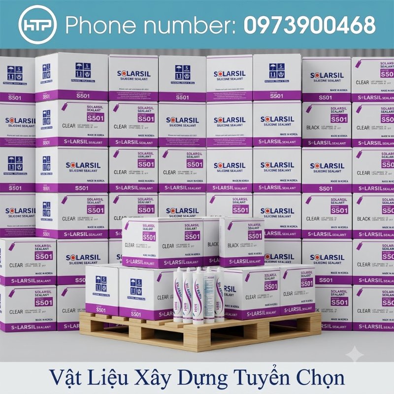 Tổng Kho Keo Silicone Solarsil hỗ trợ bốc dỡ và vận chuyển tận nơi chu đáo.
